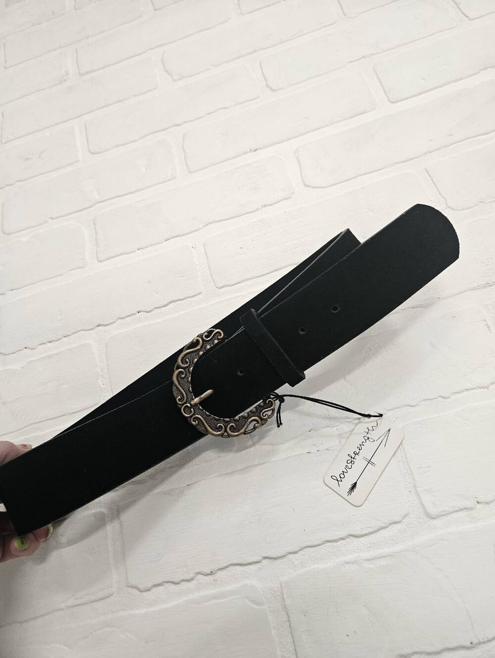Genuine Suede Belt